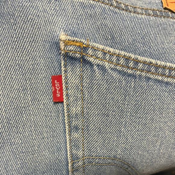 VTG Y2K Levi Strauss 505 Loose Straight Fit Jeans Mens 36x32 LW Skater Grunge - Picture 6 of 10